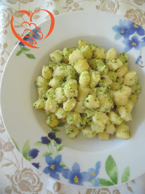 Gnocchetti  con pesto di zucchine
