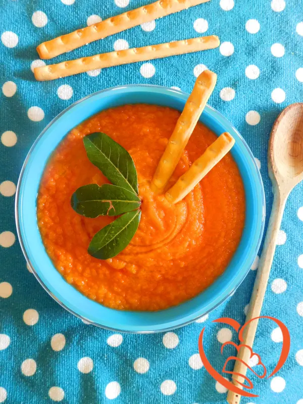 Vellutata carote e pomodori