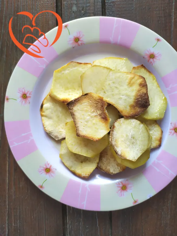 Chips di patate Americane con friggitrice d’aria