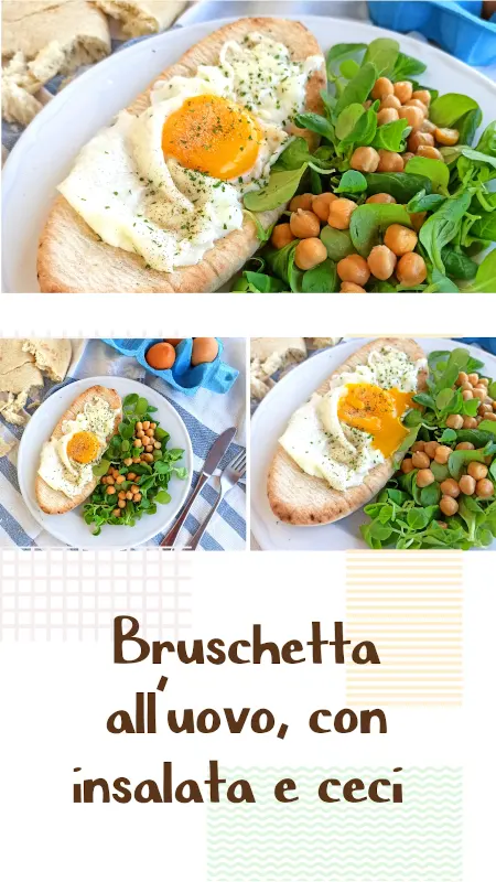 BRUSCHETTE UOVA SU PANE TOSTATO
