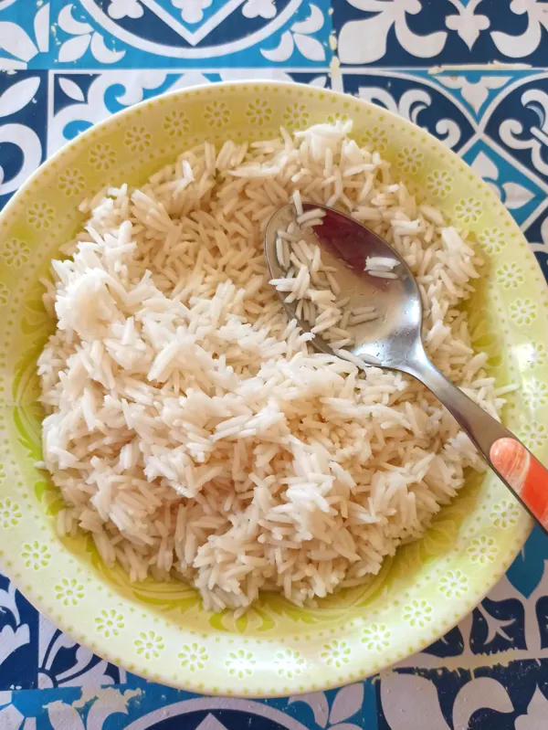 Cottura del riso basmati