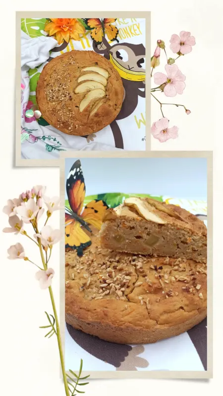 STORIA TORTA MELE CAROTE NOCCIOLE