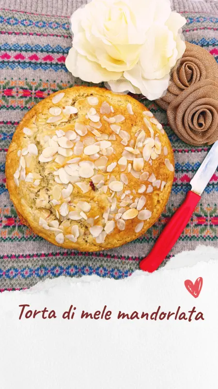 STORIA TORTA MELE MANDORLATA NONNA