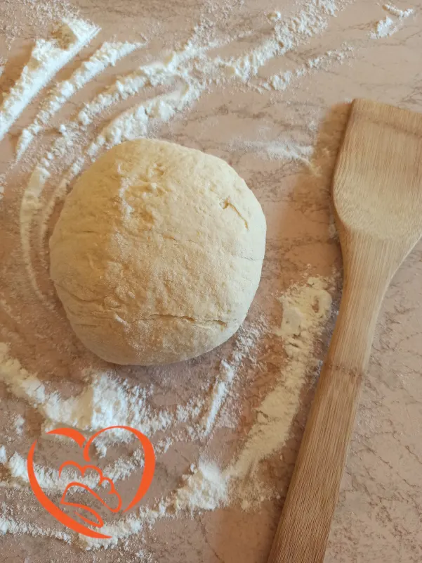 Impasto focaccia mais e riso
