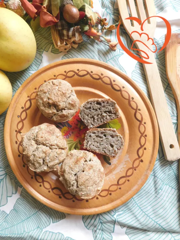Muffins con gambi di finocchio avanzati
